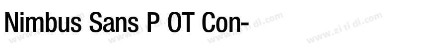 Nimbus Sans P OT Con字体转换 Nimbus Sans P OT Con字体转换